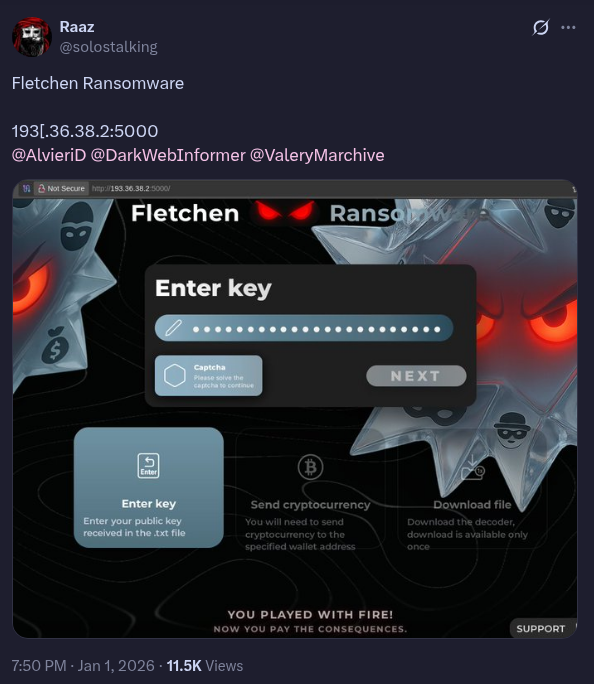 Screenshot of the tweet